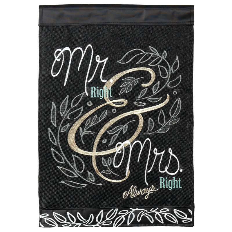 Drapeau de jardin en polyester 18 x 13 po Hertford