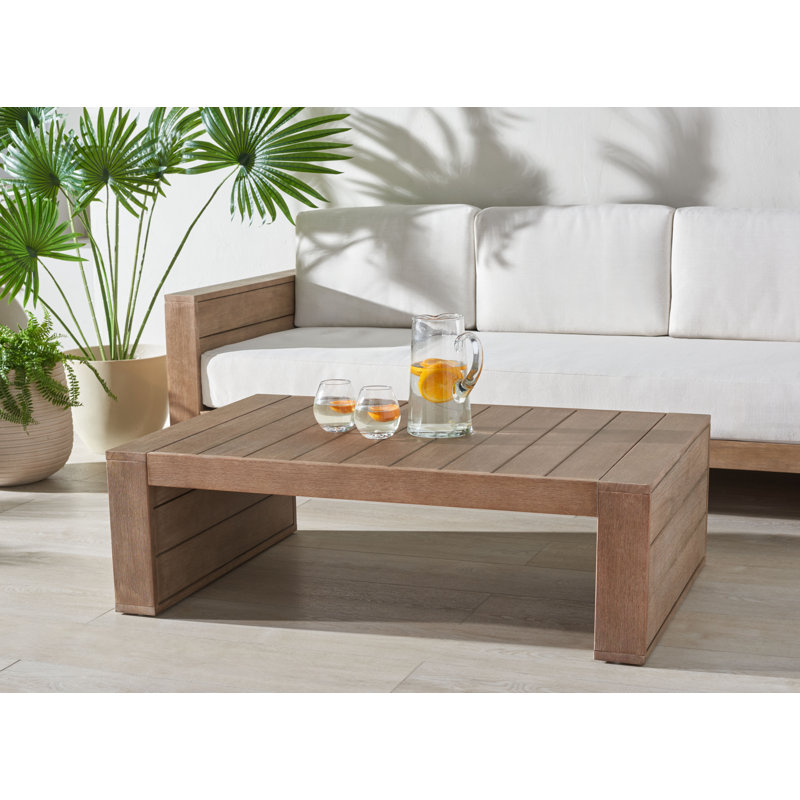 Westport Eucalyptus Patio Coffee Table