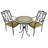 Henley 2 Seater Bistro Set with Cushions