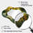 Tyrus Aerial View Wildlife Of Green Savanna - Africa Landscape Asymmetrical Decorative Mirror, Traditional Cloud Wall Mirror, Printed Metal Art-2009329230