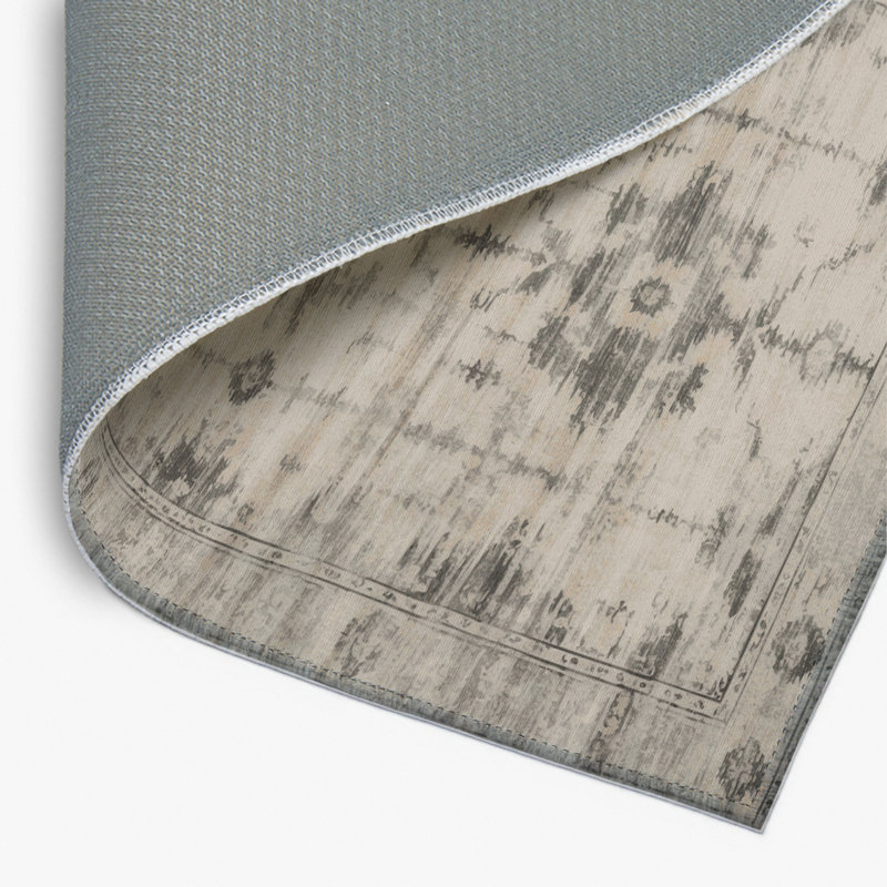 Tapis d'intérieur et d'extérieur surteint beige