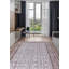 Tapis gris clair à transition de couleur 4 pi 11 po x 8 pi 6 po