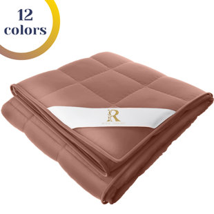 Royal Therapy Weighted Blanket, Heavy Cotton with Premium Glass Beads, Warm and Cozy