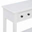 Entryway Table with 2 Drawers, Rustic Console Table-1240224049
