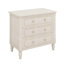 Ensemble de chambre à coucher 3 pièces, lit plateforme à baldaquin avec 2 tables de chevet à trois tiroirs, ensemble de chambre à coucher en bois de style rétro-1806991728-1806991734