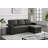 Upholstered Pull Out Sectional Sofa With Chaise-732740932