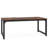 71-Inch Industrial Dining Table for 6-8 People, Rustic Rectangular with Heavy-Duty Metal Frame, Perfect for Modern and Multifunctional Use
