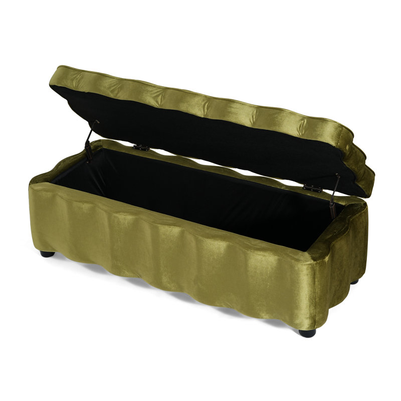 Banc de rangement avec repose-pieds Modern Contemporary
