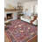  Washable Rugs for Living Room, Non Slip Floral Area Rugs, Low Pile Stain Resistant Botanical Bird Soft Carpet, Foldable Indoor Floor Mats for Bedroom, Nursery, Dining Room-146850912-144778611