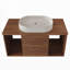Meuble-lavabo mural moderne 39,4 po avec lavabo ovale en céramique-329979331-329979354