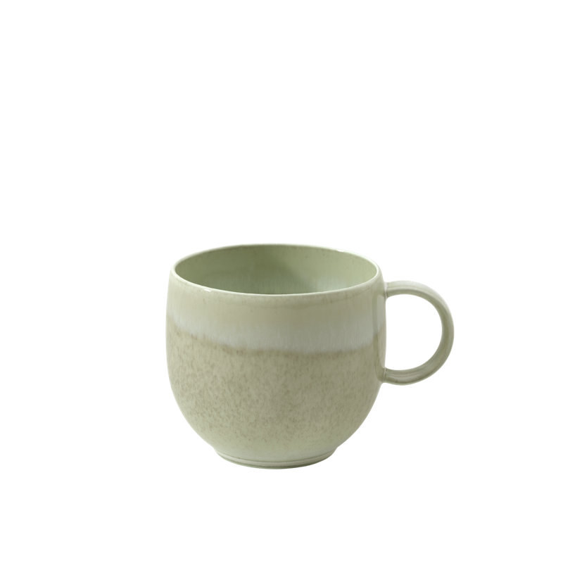 Villeroy & Boch - Perlemor Alga Mug for Coffee or Tea, 9.75 oz, Premium Porcelain, Made in Germany, Dishwasher and Microwave Safe, Green