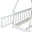 Lit simple en forme de tente, lit tipi avec garde-corps, lattes et porte-286085928-286085929