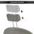 Iyhana 25.8" Wide Hydraulic Pump Salon Chair, Swivel Ergonomic Reclining Barber Chair-1909748622