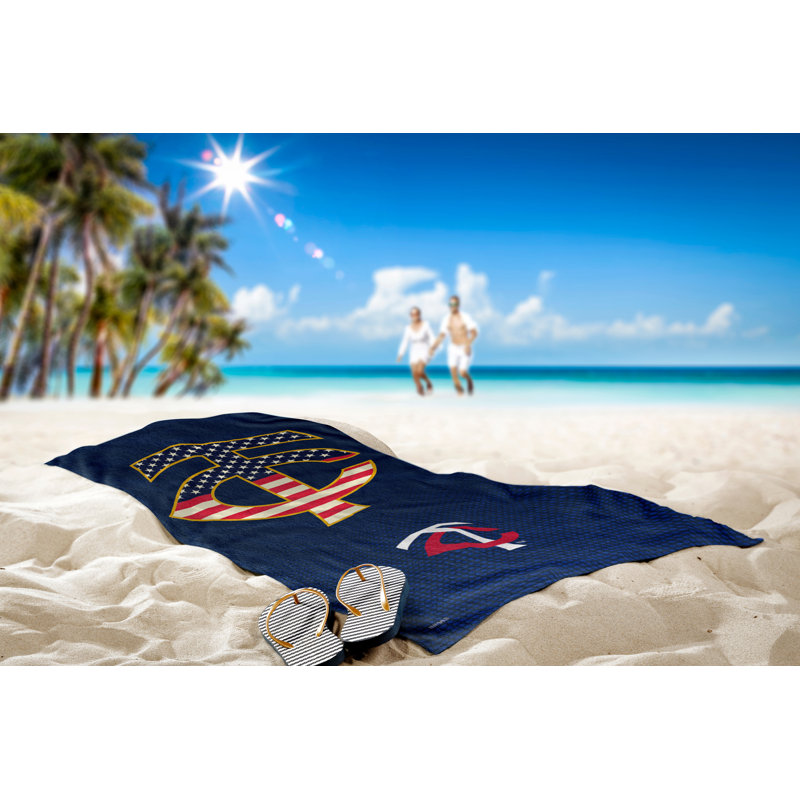Cotton Blend Beach Towel