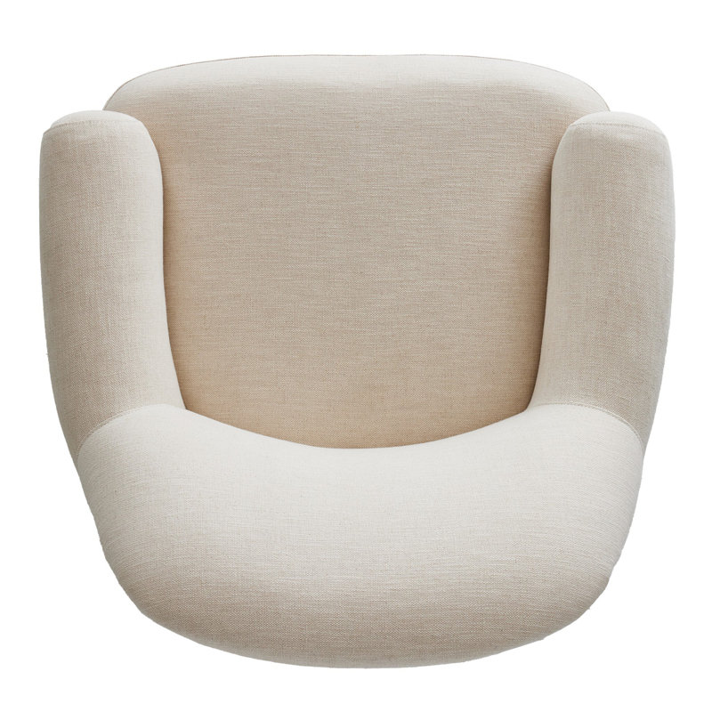 Arden Swivel Chair, Bergamo Parchment