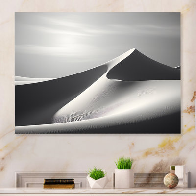 "Saharas Silence Photographie" sur métal