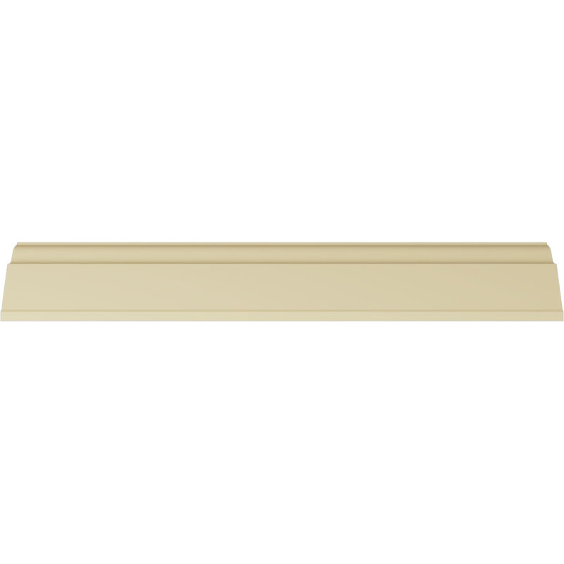 Primed White Polyurethane Geometric Crown Moulding Sample