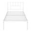 Cadre de lit simple, cadre de lit en métal avec tête de lit, lit plateforme en fer sans matelas ni sommier-88618249-94300054