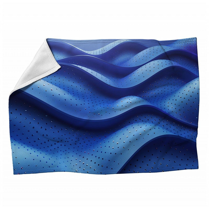 Jeté de lit Curved Shapes, L 80 po x l 60 po