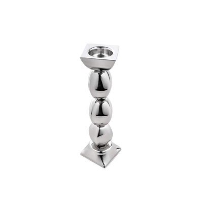 10'' H Stainless Steel Candlestick