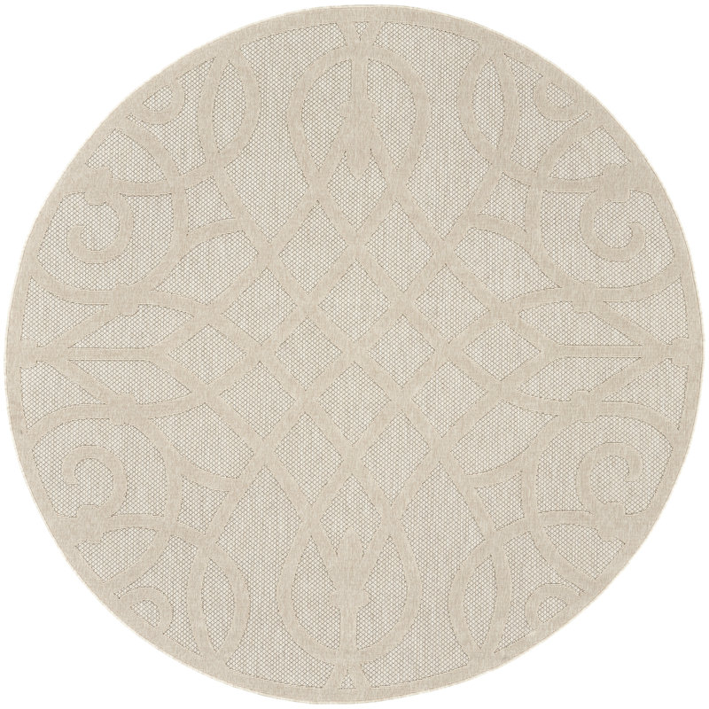 Tapis crème Therese, Rond 7 pi 10 po