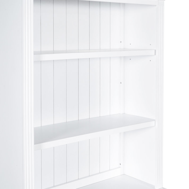 83.4"Tall Two Bookshelf With Two Corner Shelf