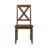 Oaklyn Rustic Solid Wood Cross Back Dining Chair-2133588223