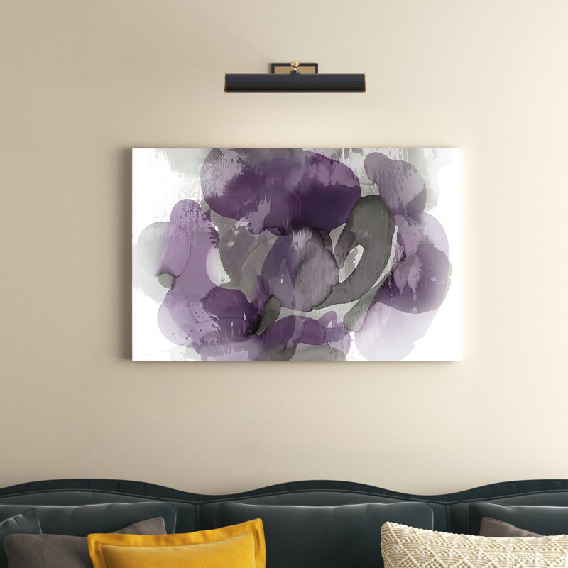 " Amethyst Flow I " by Kristina Jett, 26" H x 40" W, Wrapped Canvas, No Frame