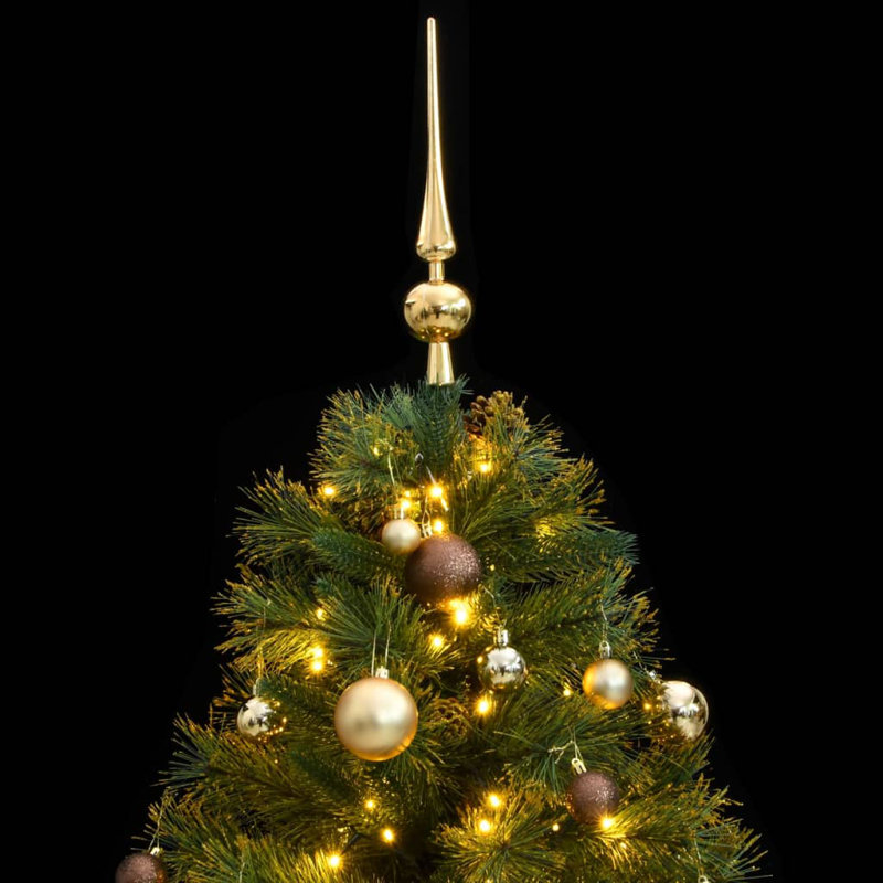 Arbre de Noël artificiel éclairé 3,9 pi - support inclus