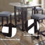 Tabouret de comptoir gris Enticing