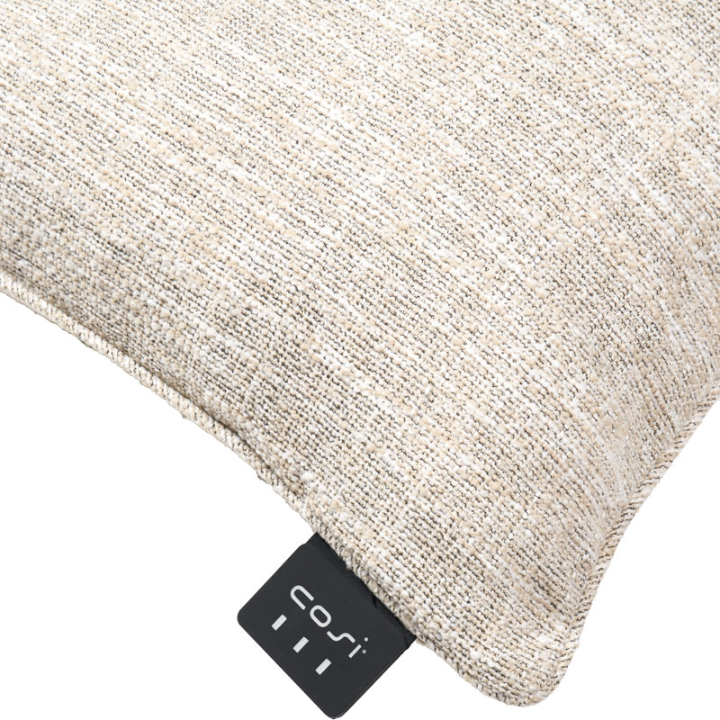 Cosipillow Indoor / Outdoor Chevron Square Cushion, Beige