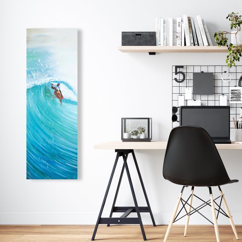 Surfer en toile ondulée | Blue Man Cave Loisirs Home Decor