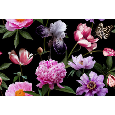 Fleurs et papillons