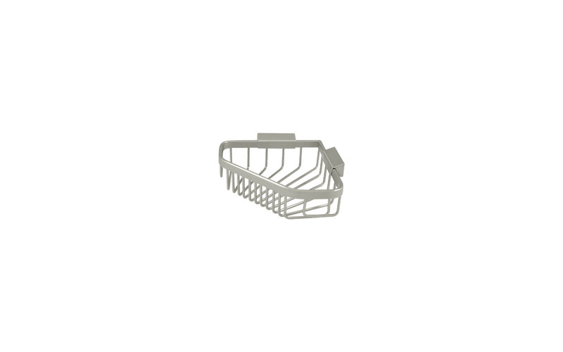 Deltana WBC6353U15 Wire Basket 8-1/4" x 6-7/8" Pentagon in Brushed Nickel, Brushed Nickel