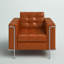 Chaise Hercules série contemporaine Lesley LeatherSoft-571175009