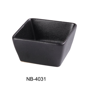 Plat à sauce noir Yanco NB-4031