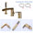 Deck Waterfall Faucet with Diverter-73811897