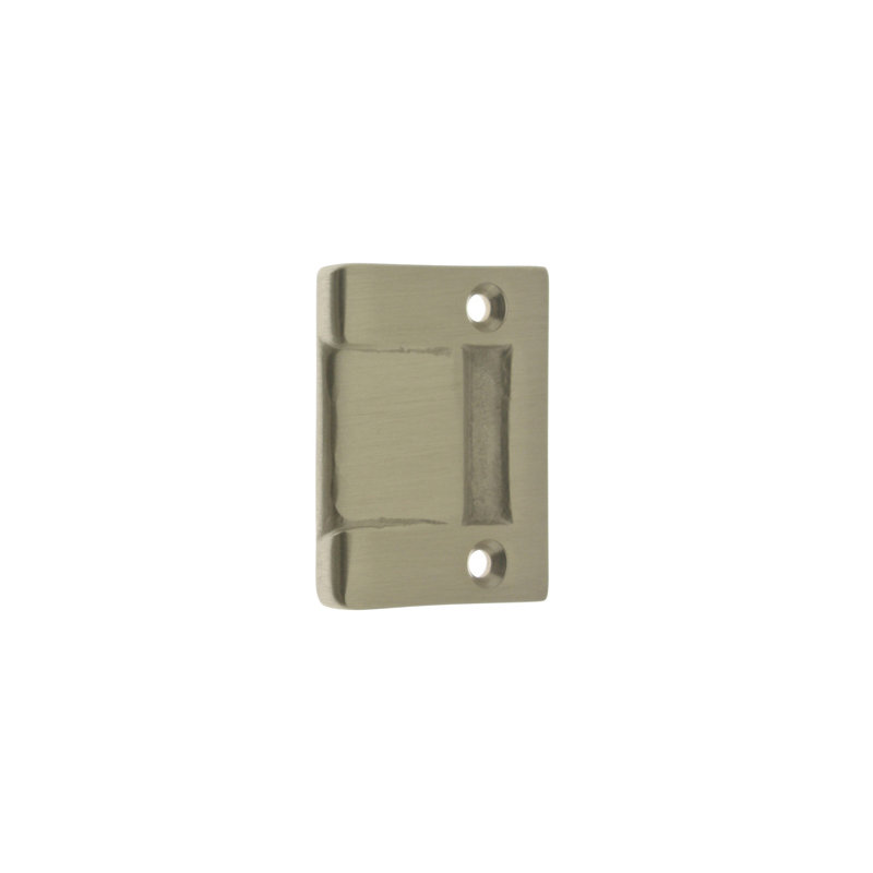 Solid Brass Rectangle Strike, Satin Nickel