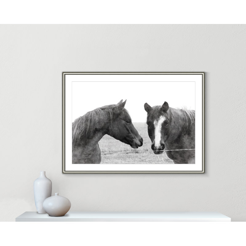 Wild Pastures par Carol Robinsons - reproduction de photo sur papier encadrée, Argent, H 30,75 po x l 42,75 po x P 0,88 po