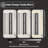 Modern LED Rectangle Bathroom Vanity Mirror, Color Temperature Adjustable