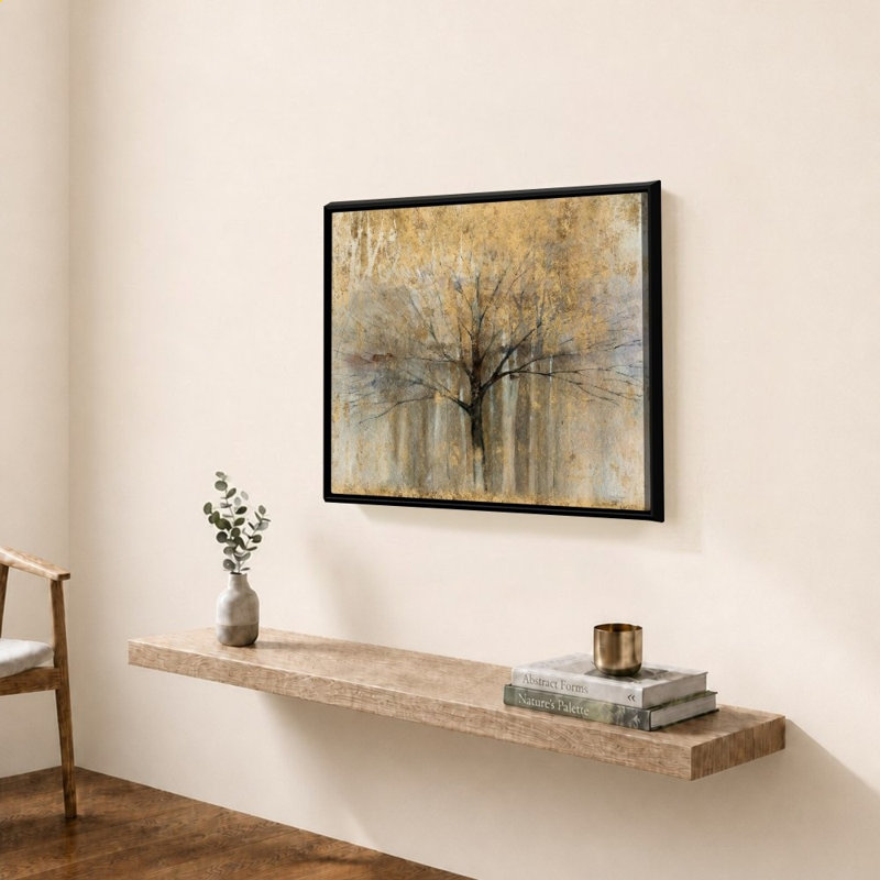 «Open Arms Gold» par Avery Tillmon - Impression sur toile, 34" H x 44" W, Black