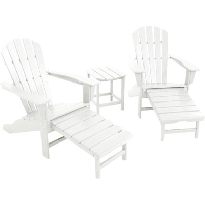 POLYWOOD Palm Coast Ultimate Adirondack 3-Piece Set