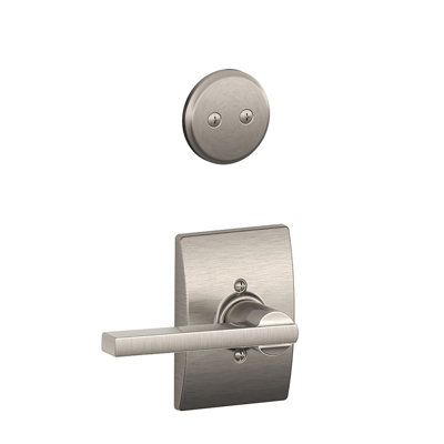 Inactive Interior Latitude Lever Century Rosette Dummy Entry Set (Exterior Portion Sold Separately)