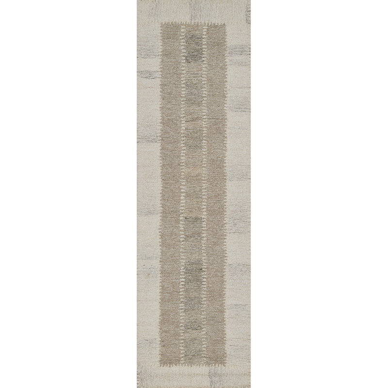 Tapis en laine Lanora, Tapis de couloir 2 pi 3 po x 8 pi