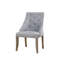 Chaise d'appoint transitionnelle de 23 po (2 / RTC), argent / gris
