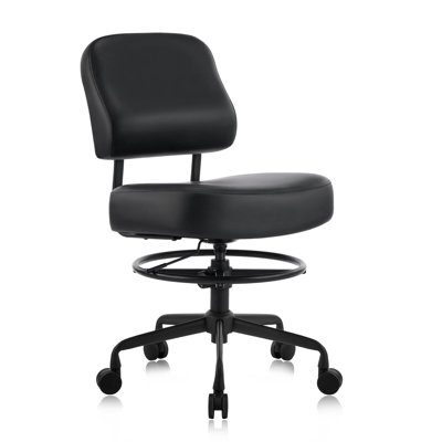 Pneumatic Swivel Rolling Saddle Stool 504 KALEA with Adjustable Foot Ring for Clinic SPA Tattoo and Home