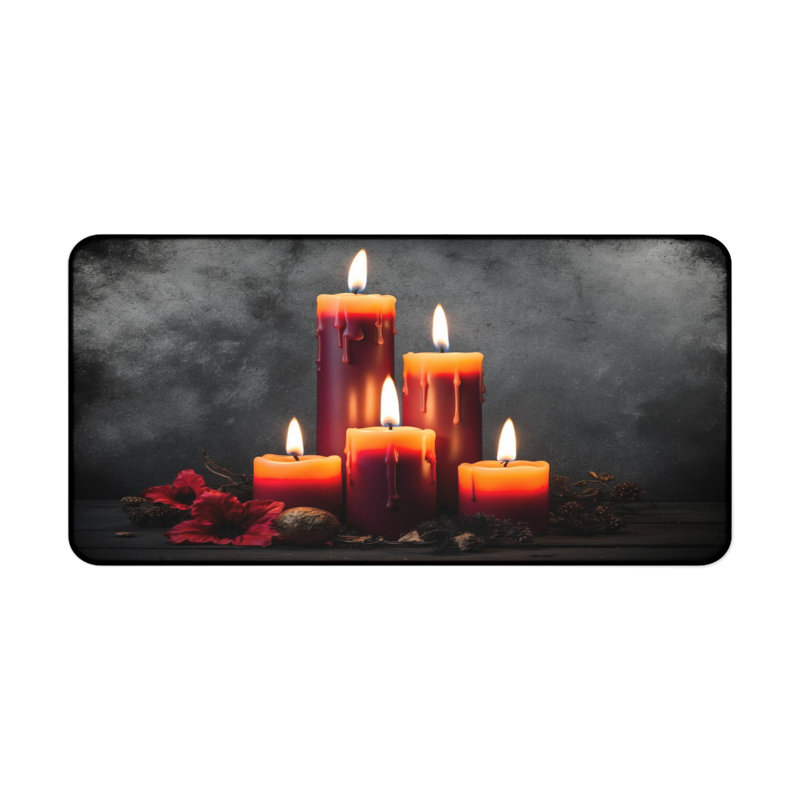 Polyester Desk Pad, 14.4x12.1