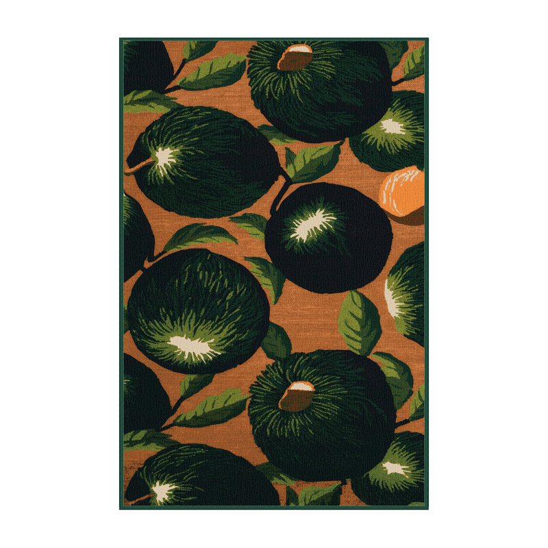  Tapis lavable noir Sapote, Tapis de couloir 2 pi x 5 pi