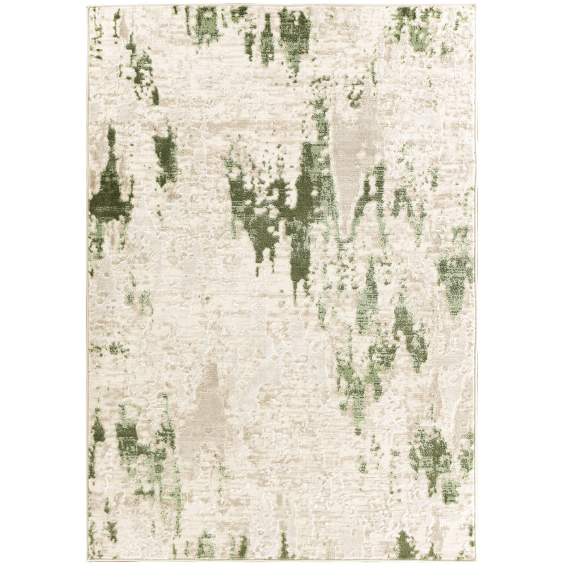 Luckey Abstract Indoor Rug, Rectangle 5' x 7'