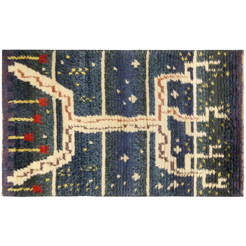 Vintage One-of-a-Kind Rectangle 3'3" X 5'3" Area Rug